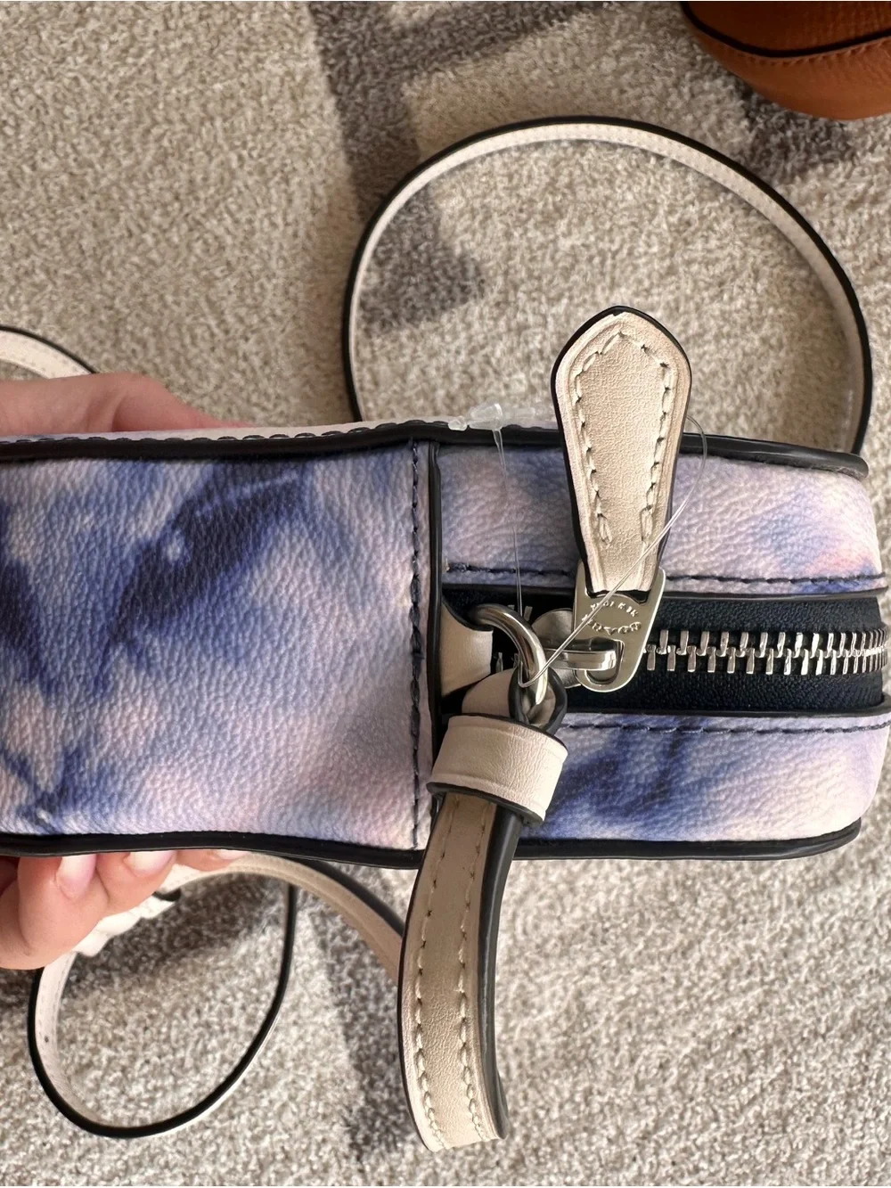 Coach Tie-Dye Crossbody in White, Blue and Pink